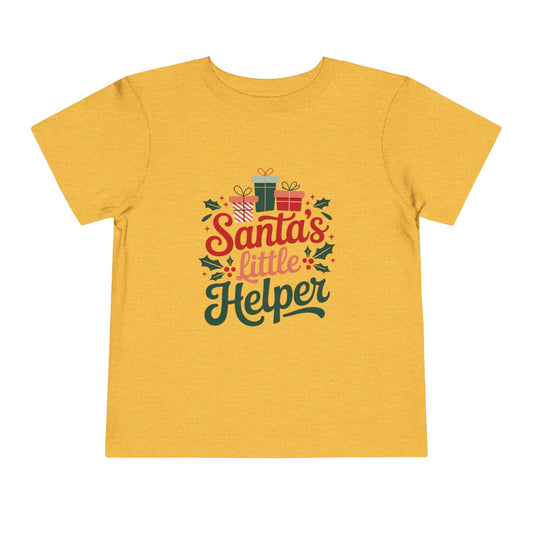 Santa's Little Helper Toddler Holiday Tee