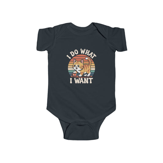 Cool Cat Baby Bodysuit, Funky Infant Onesie, Hipster Baby Outfit, Funny Baby Clothes, Gift for New Parents, Baby Shower Gift