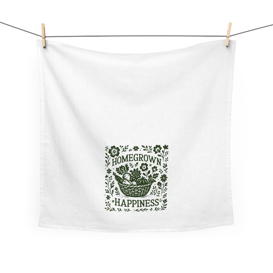 Farmhouse Tea Towel - Homegrown Happiness Gift for Gardeners