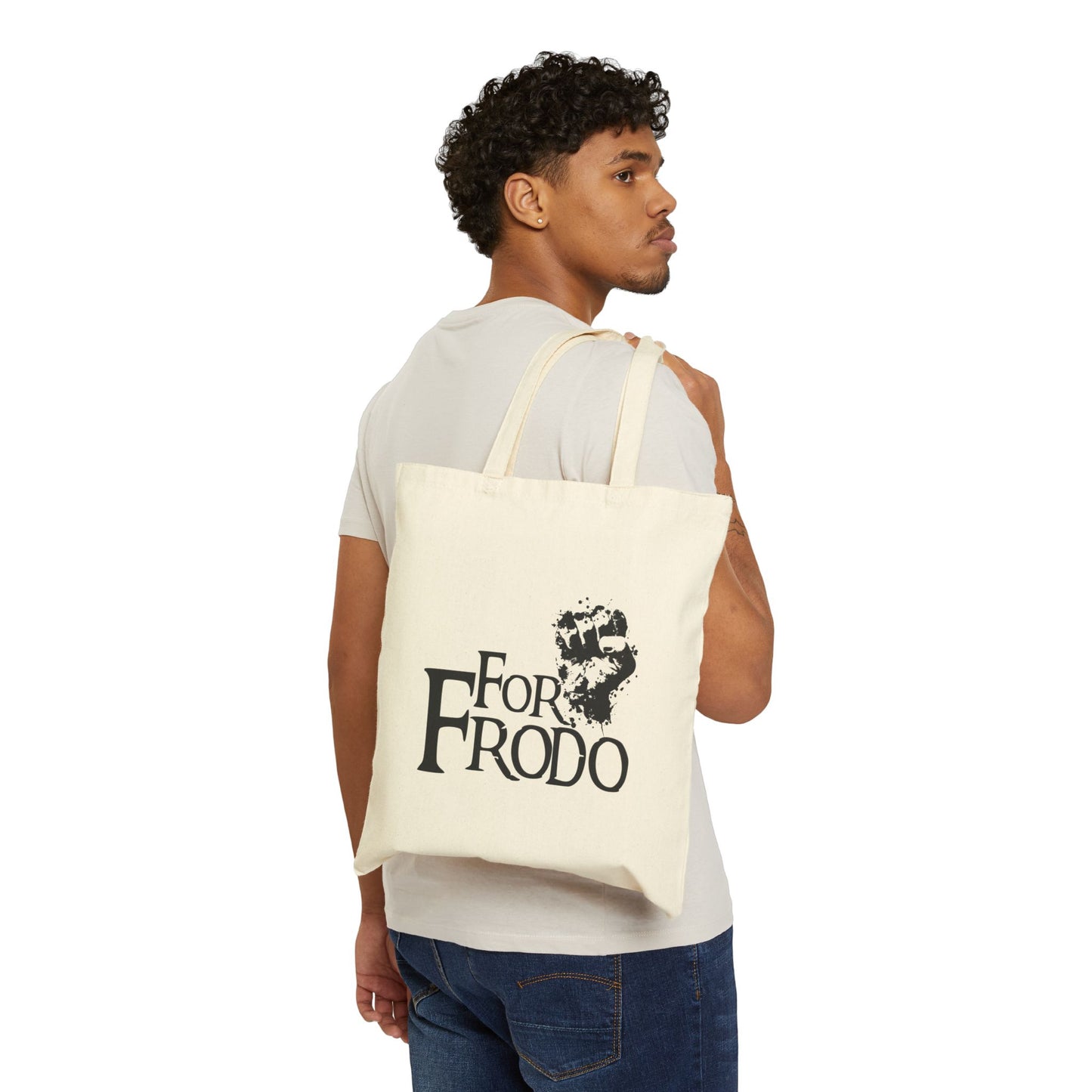 For Frodo Canvas Tote Bag – Lord of the Rings Inspired Hobbit Resistance Tote