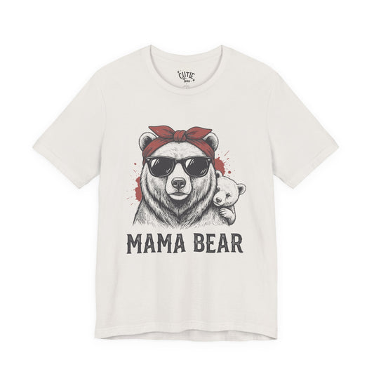 Mama Bear Graphic Tee — Vintage Cool Mom T-Shirt