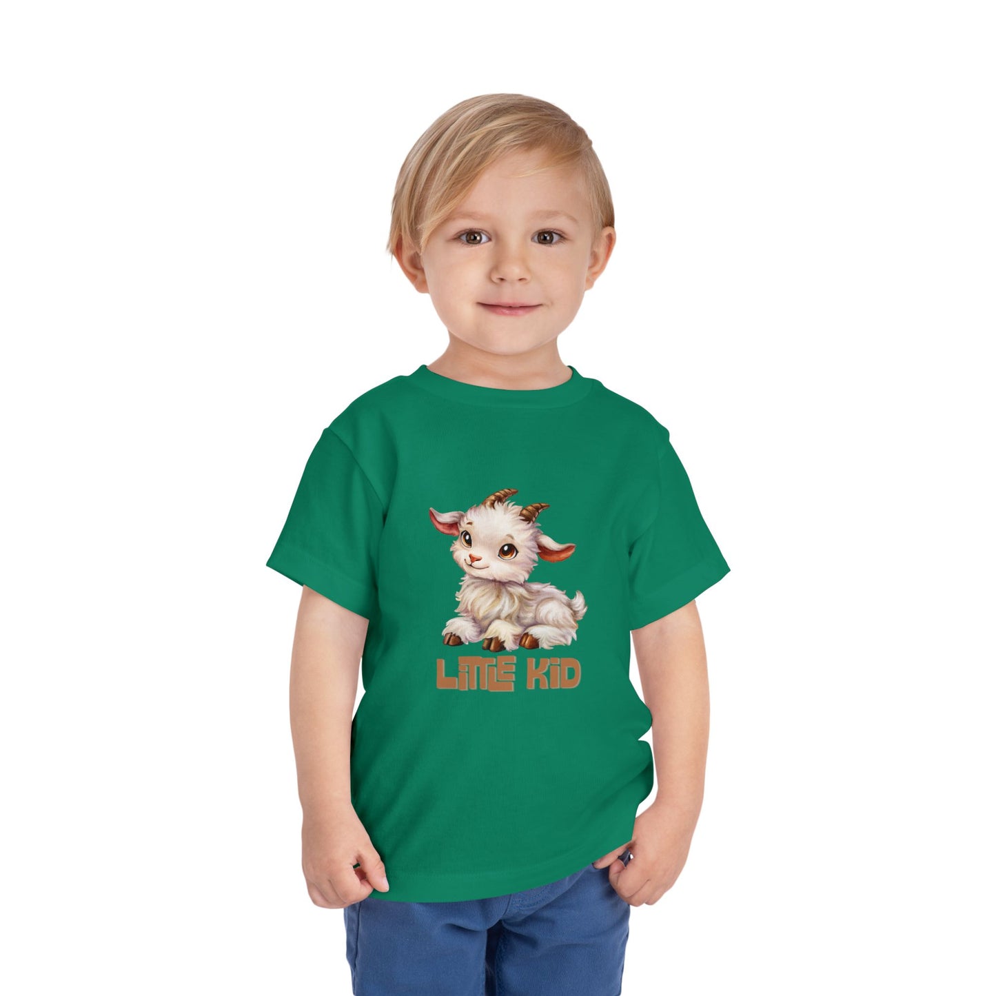 Little Kid Toddler Tee - Baby Goat Pun Shirt - Bella+Canvas - Goat Lover Gift