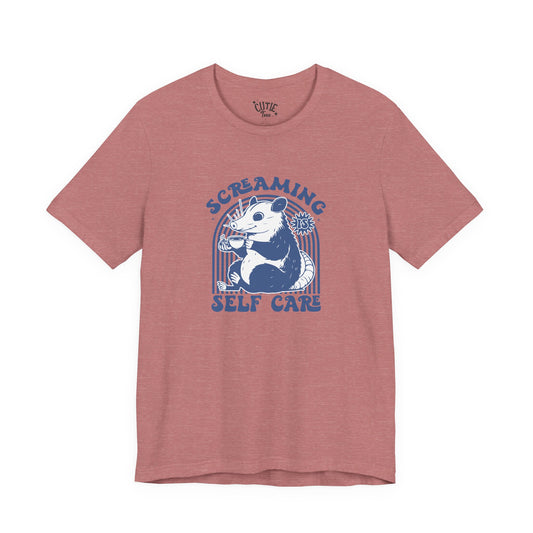 Self Care Possum Tee