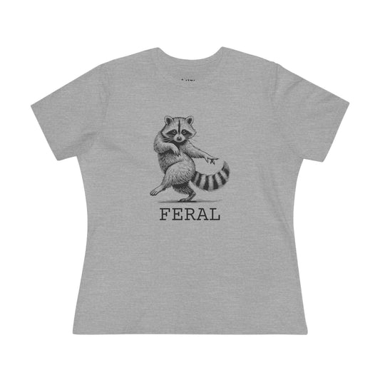 Raccoon Tee for Women - Feral