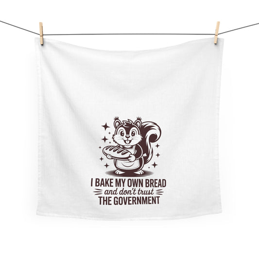 Baking Squirrel Tea Towel