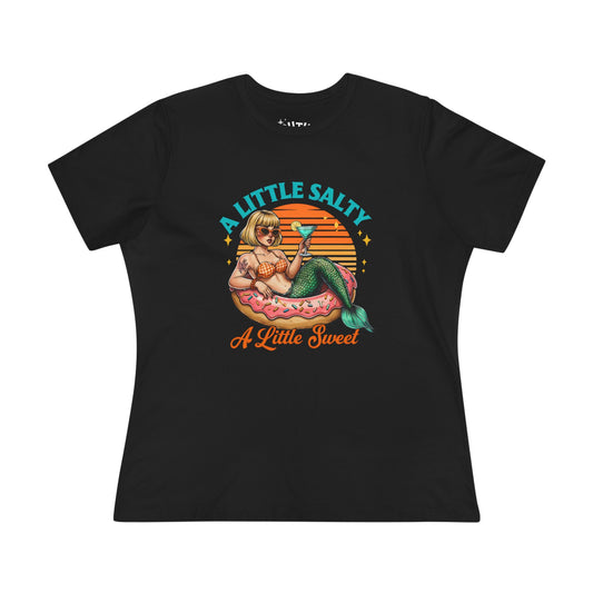 Salty Sweet Sexy Mermaid Women's Tee - Graphic Beach Lover Gift