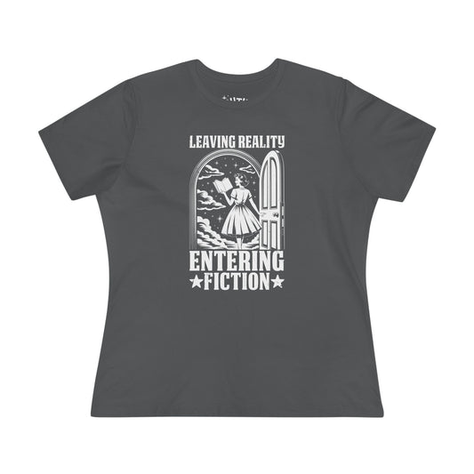 Fictional Escape Cotton Tee, Unisex Graphic T-Shirt, Fantasy Lover's Tee, Gift for Book Lovers, Casual Wear, Literary Apparel