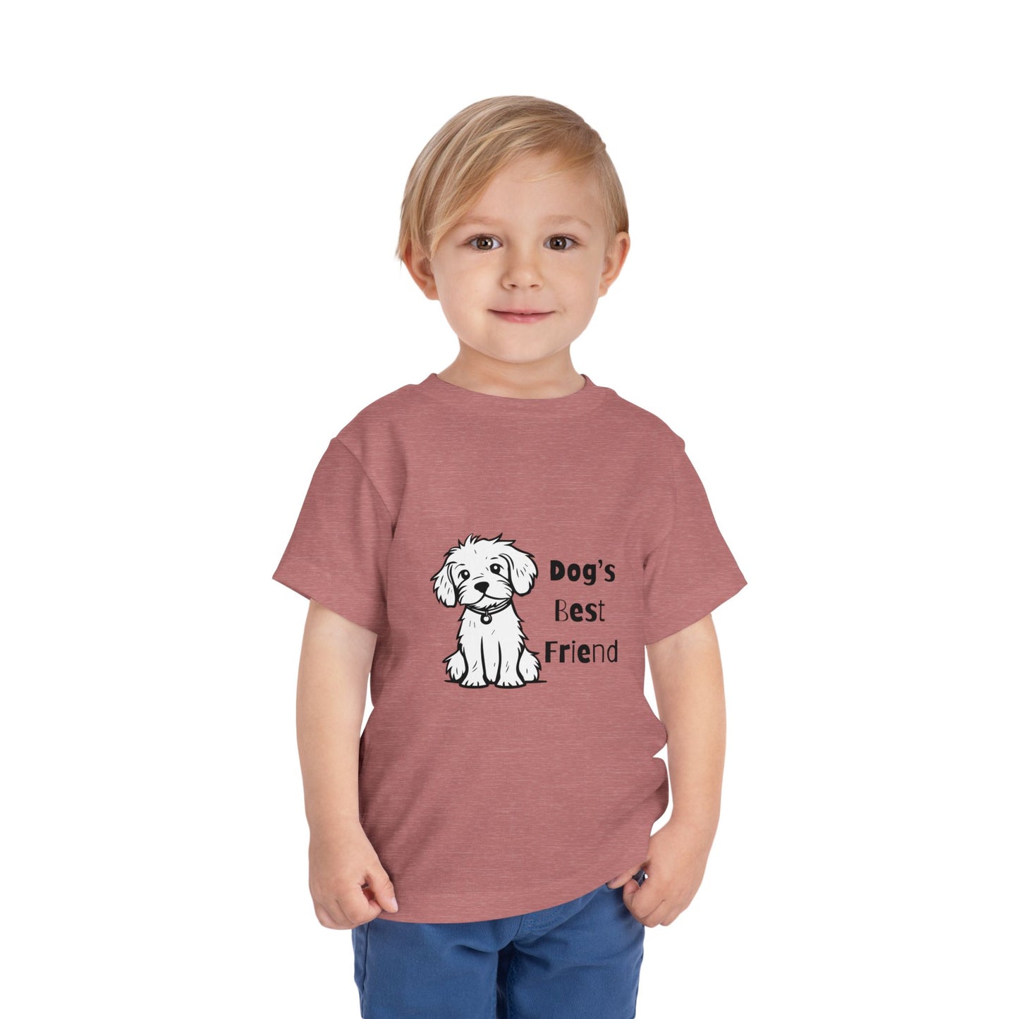 Dog's Best Friend Puppy Design Toddler T-Shirt