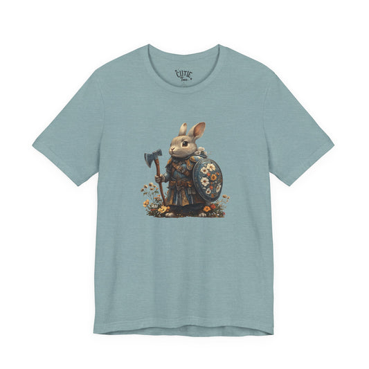 Warrior Rabbit Tee | Perfect for Animal Lovers, Gifts, Casual Wear, the Great Outdoors, and the Adventurous Spirit