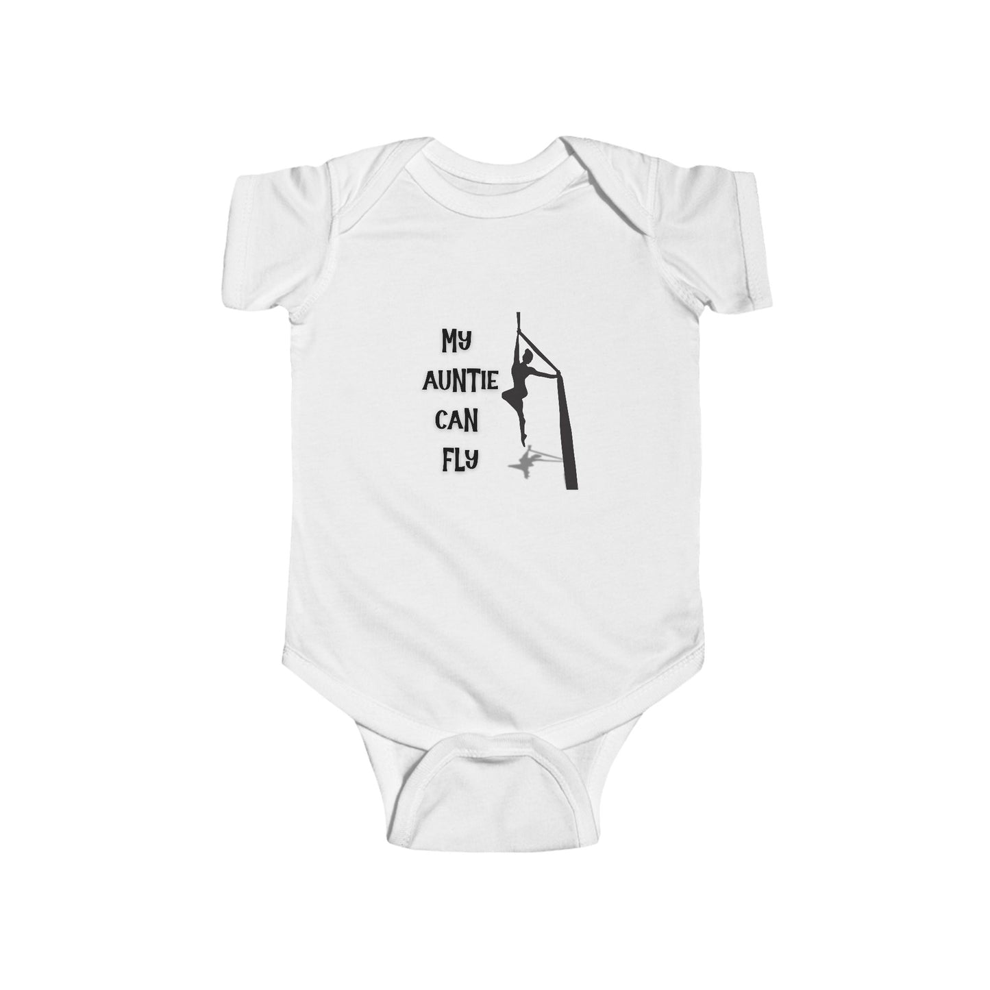 My Auntie Can Fly Aerial Infant Bodysuit, Baby Shower Gift, Cute Baby Outfit, Toddler Apparel, Unique Gift for New Parents