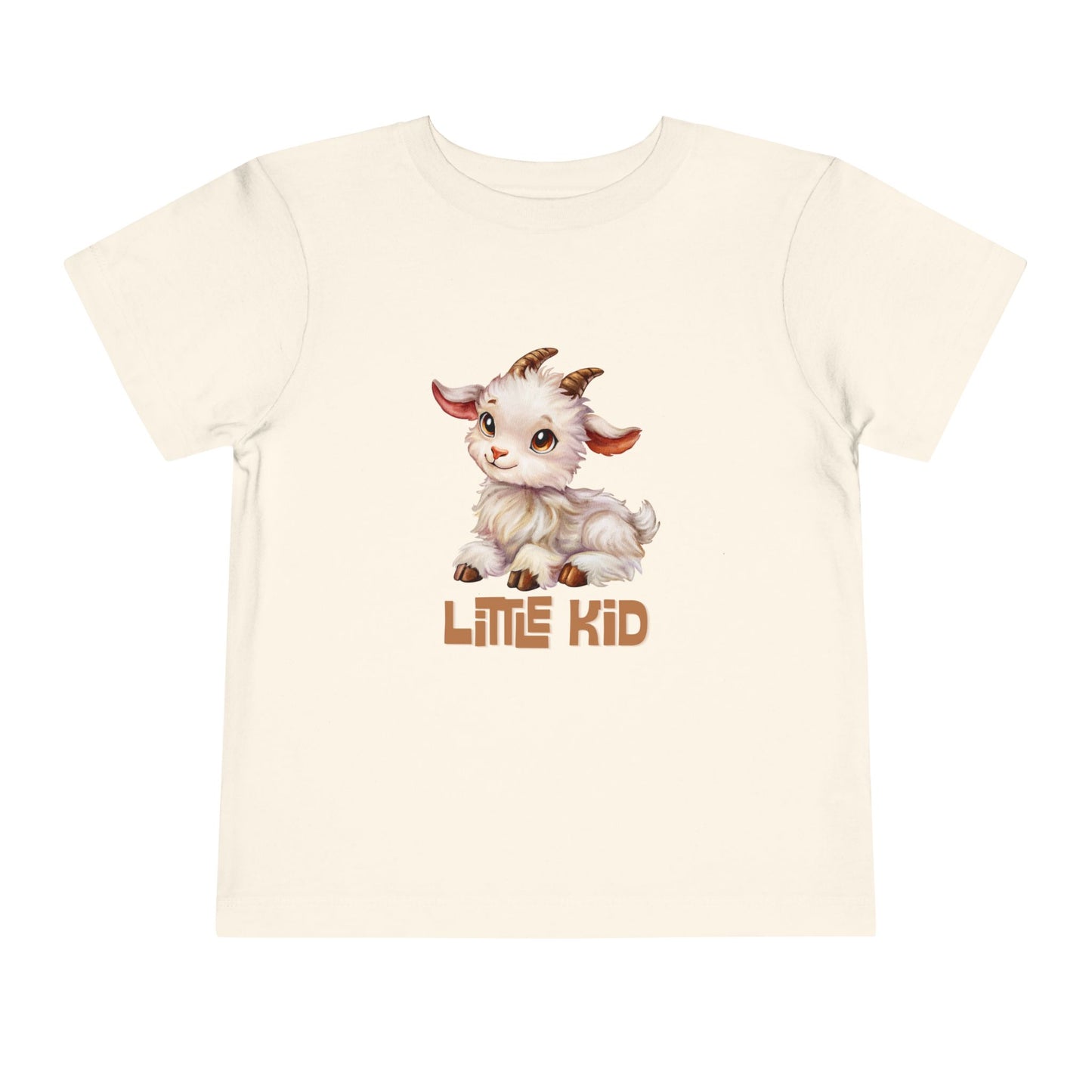 Little Kid Toddler Tee - Baby Goat Pun Shirt - Bella+Canvas - Goat Lover Gift