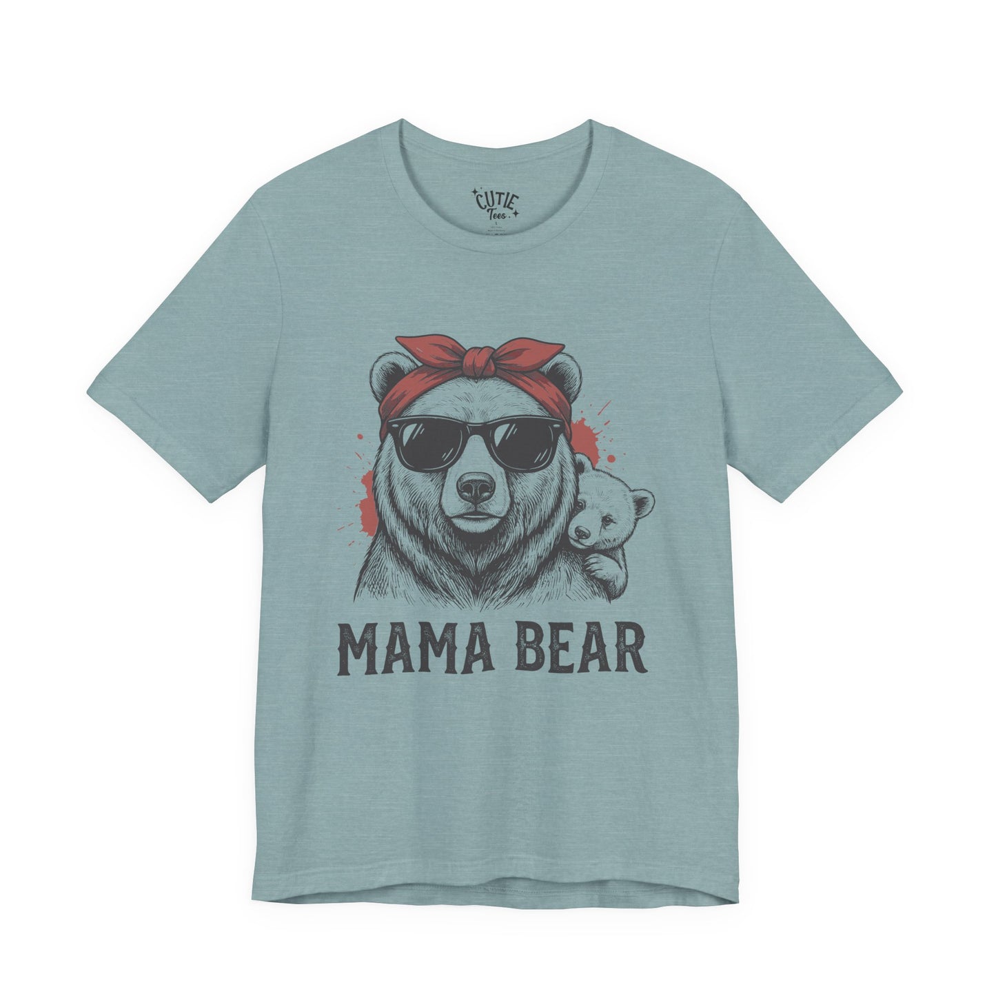 Mama Bear Graphic Tee — Vintage Cool Mom T-Shirt