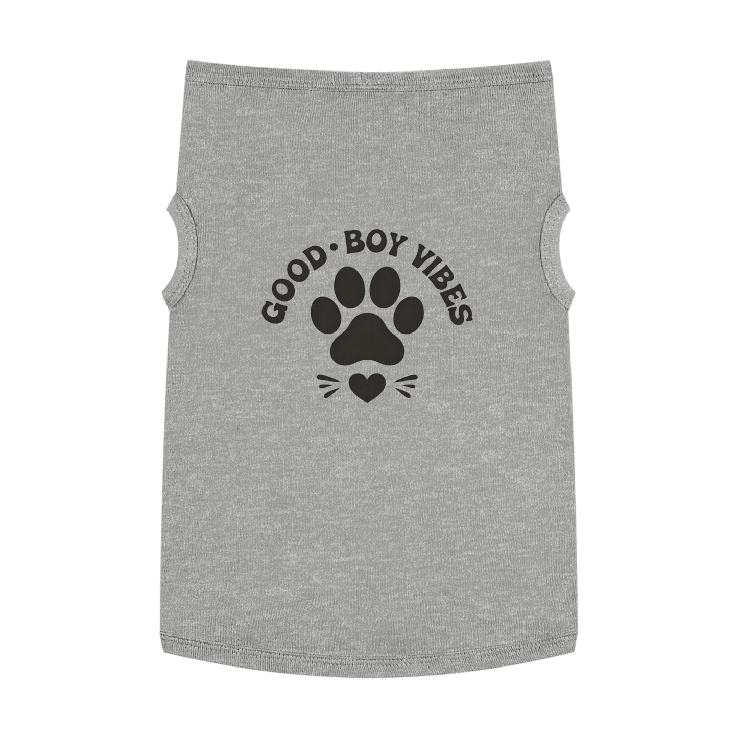 Good Boy Vibes Pet Tank Top, Cute Dog Shirt, Pet Apparel, Dog Lover Gift, Summer Pet Fashion, Gifts for Pet Owners