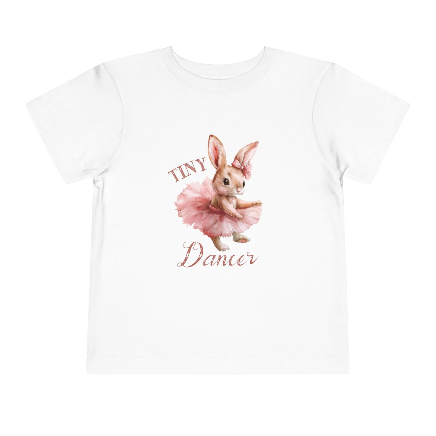 Tiny Dancer Toddler Tee - Adorable Ballet-Inspired Short Sleeve Shirt for Little Girls