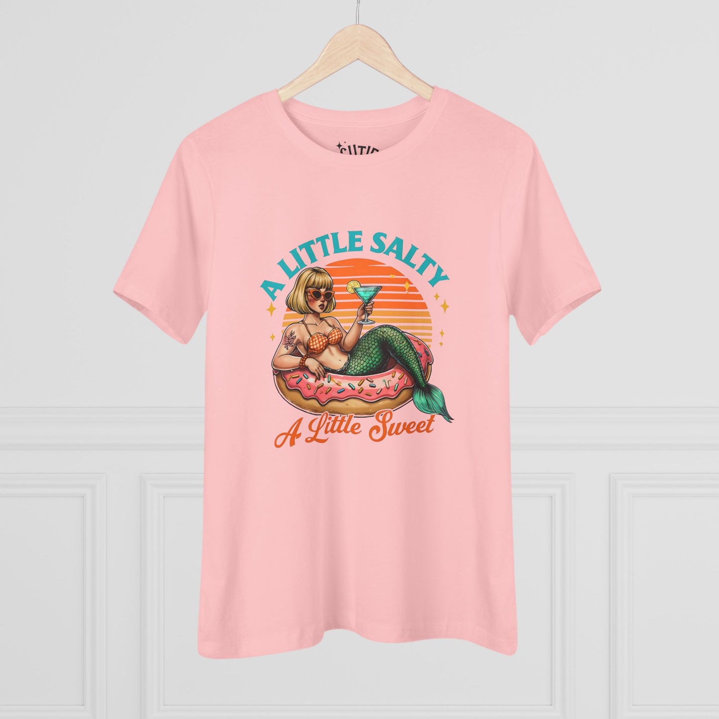 Salty Sweet Sexy Mermaid Women's Tee - Graphic Beach Lover Gift