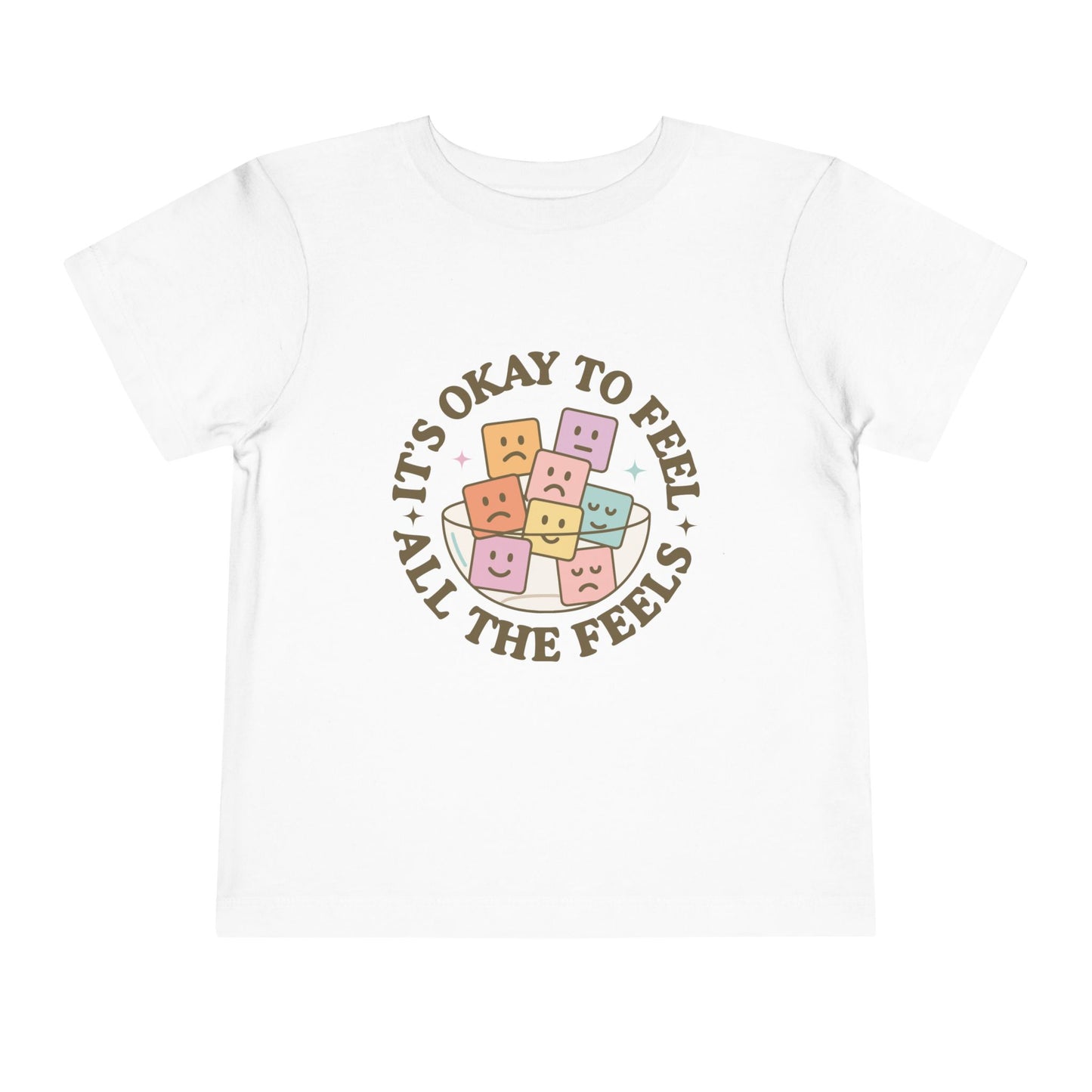 Emotional Support Toddler Tee, Cute Kids Shirt, Feelings Graphic Tee, Gift for Toddlers, Positive Vibes T-Shirt, Children's Apparel