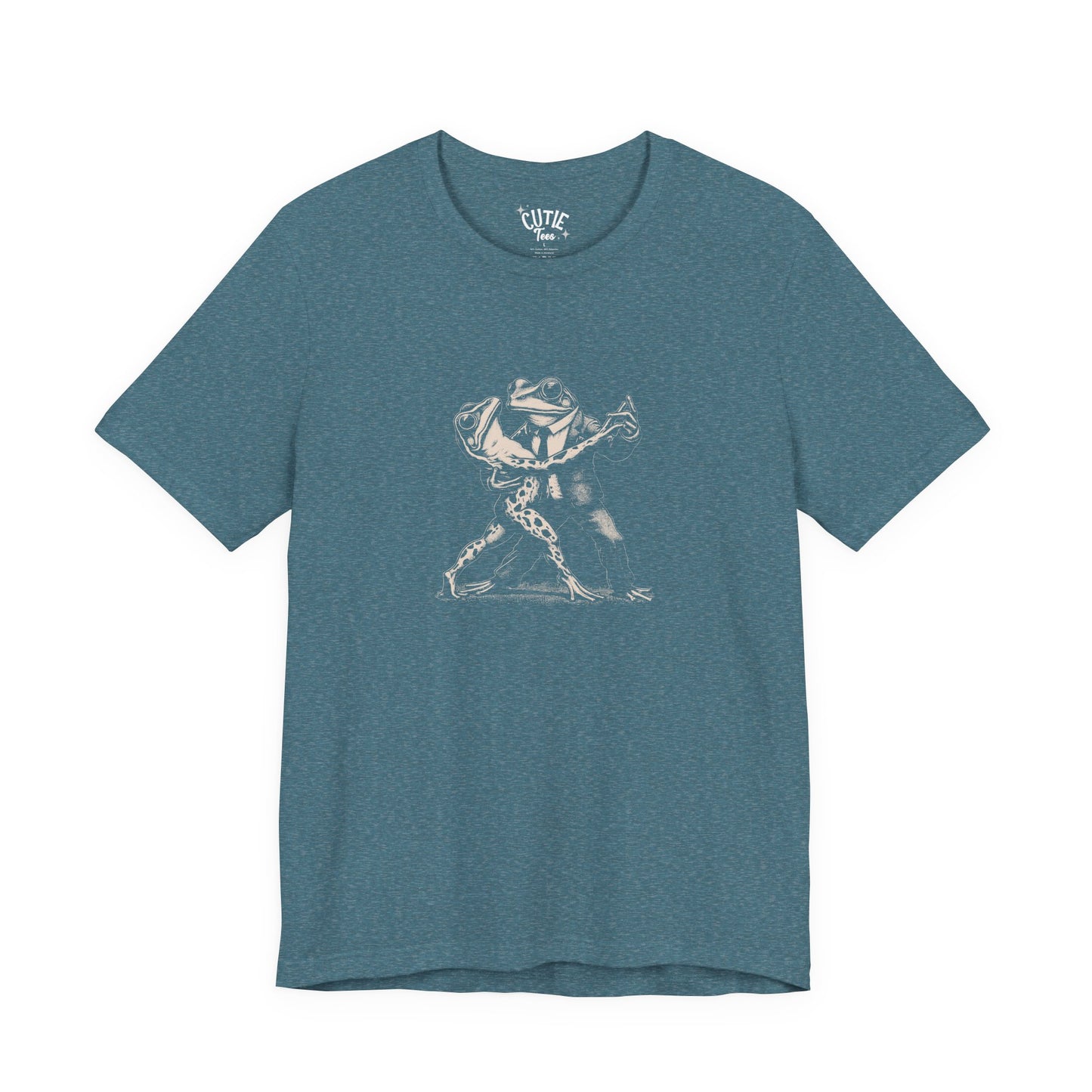 Frog Tango Graphic Tee, Casual Wear, Unisex Clothing, Unique Gift, Everyday Essentials, Perfect for Parties