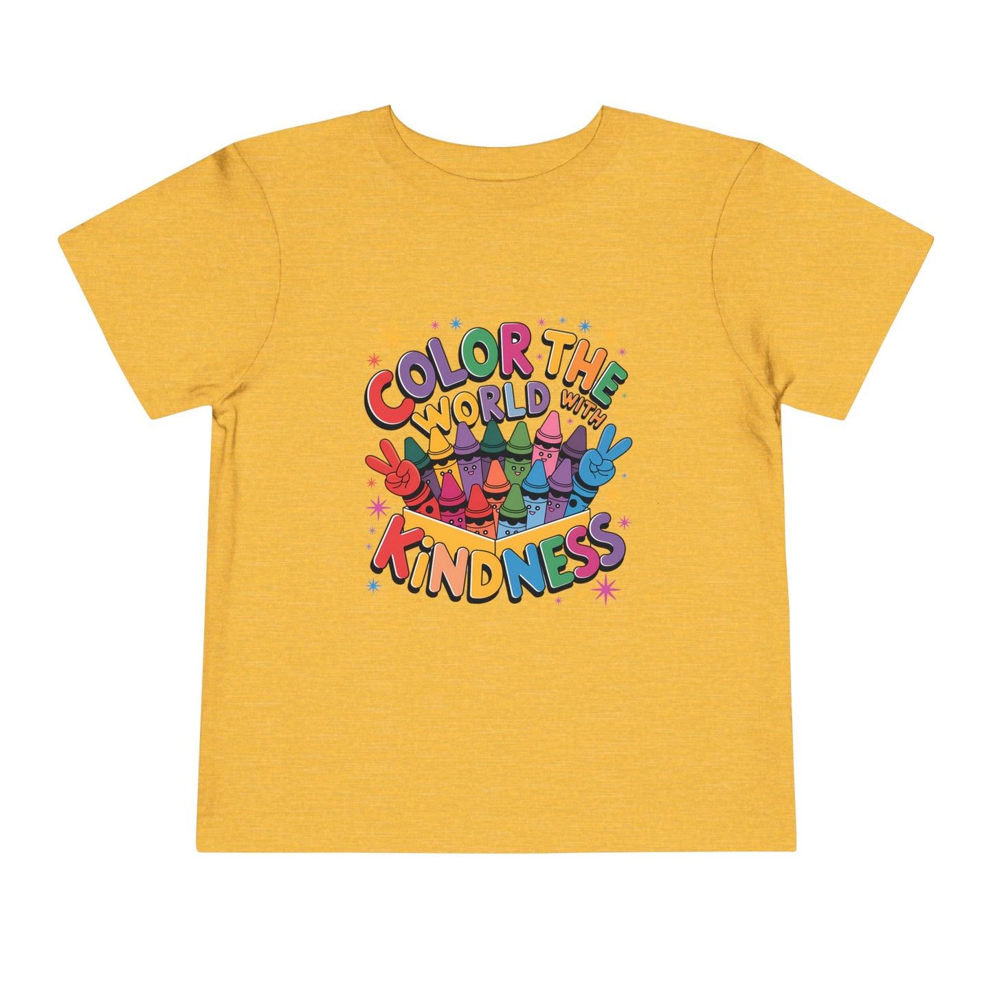 Crayon Toddler Tee - Color the World with Kindness