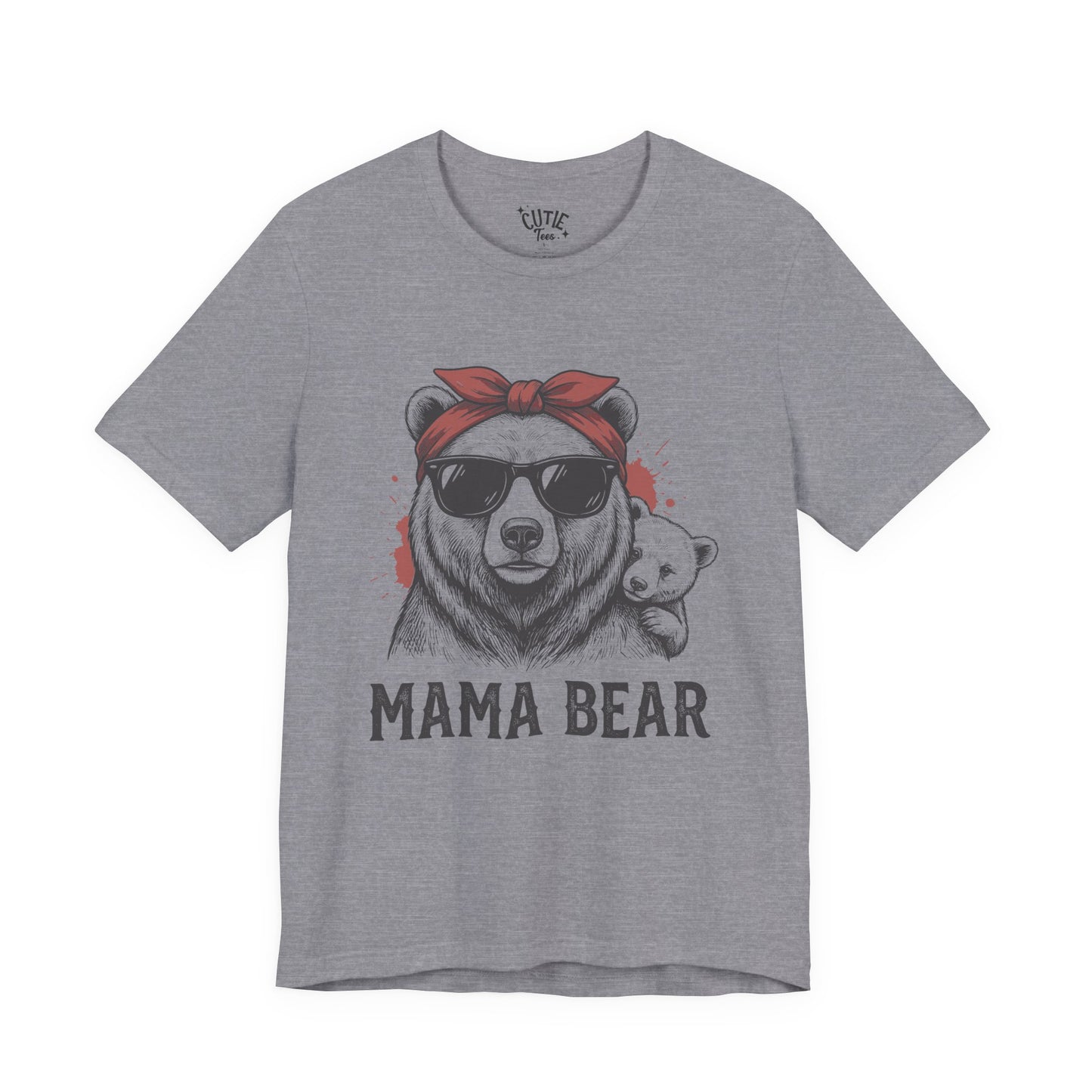 Mama Bear Graphic Tee — Vintage Cool Mom T-Shirt