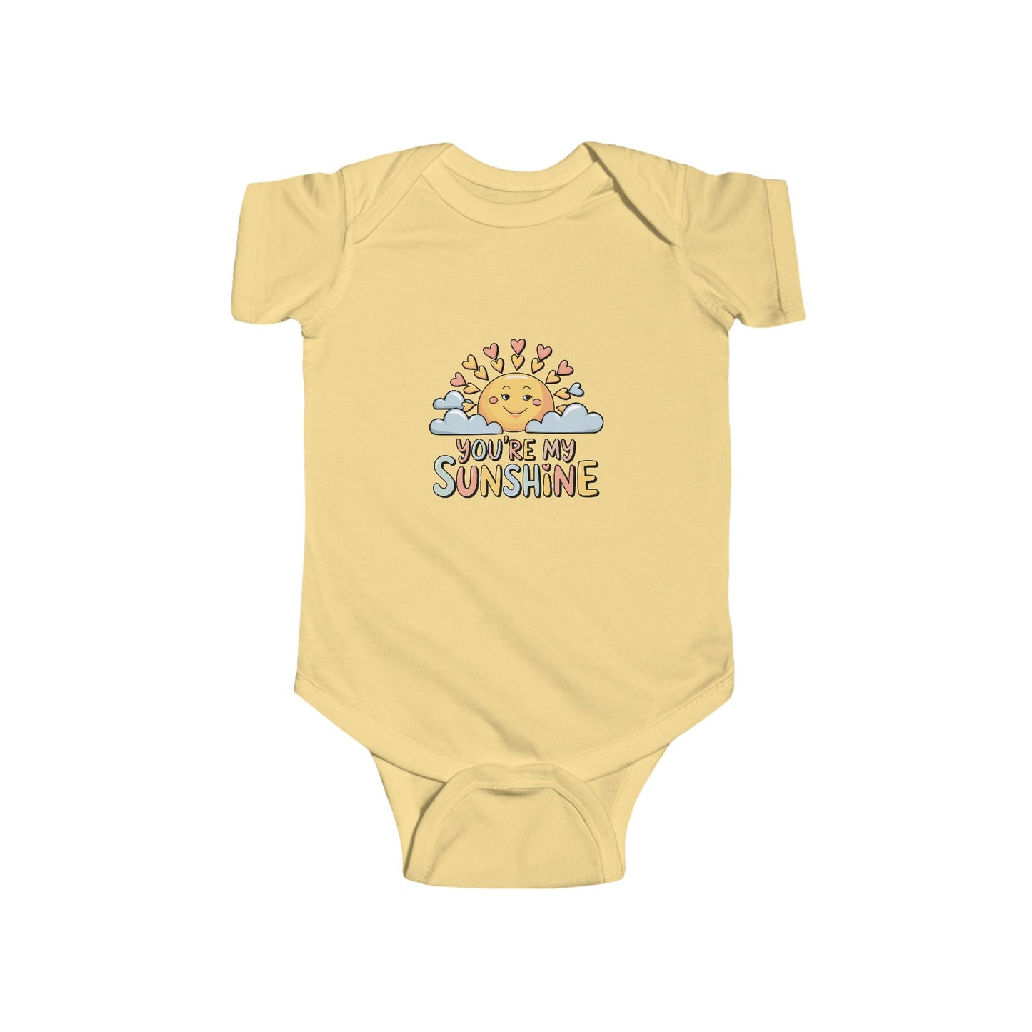 You're My Sunshine Baby Bodysuit - Rainbow Design