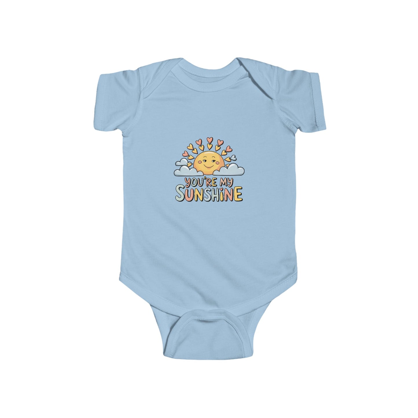 You're My Sunshine Baby Bodysuit - Rainbow Design