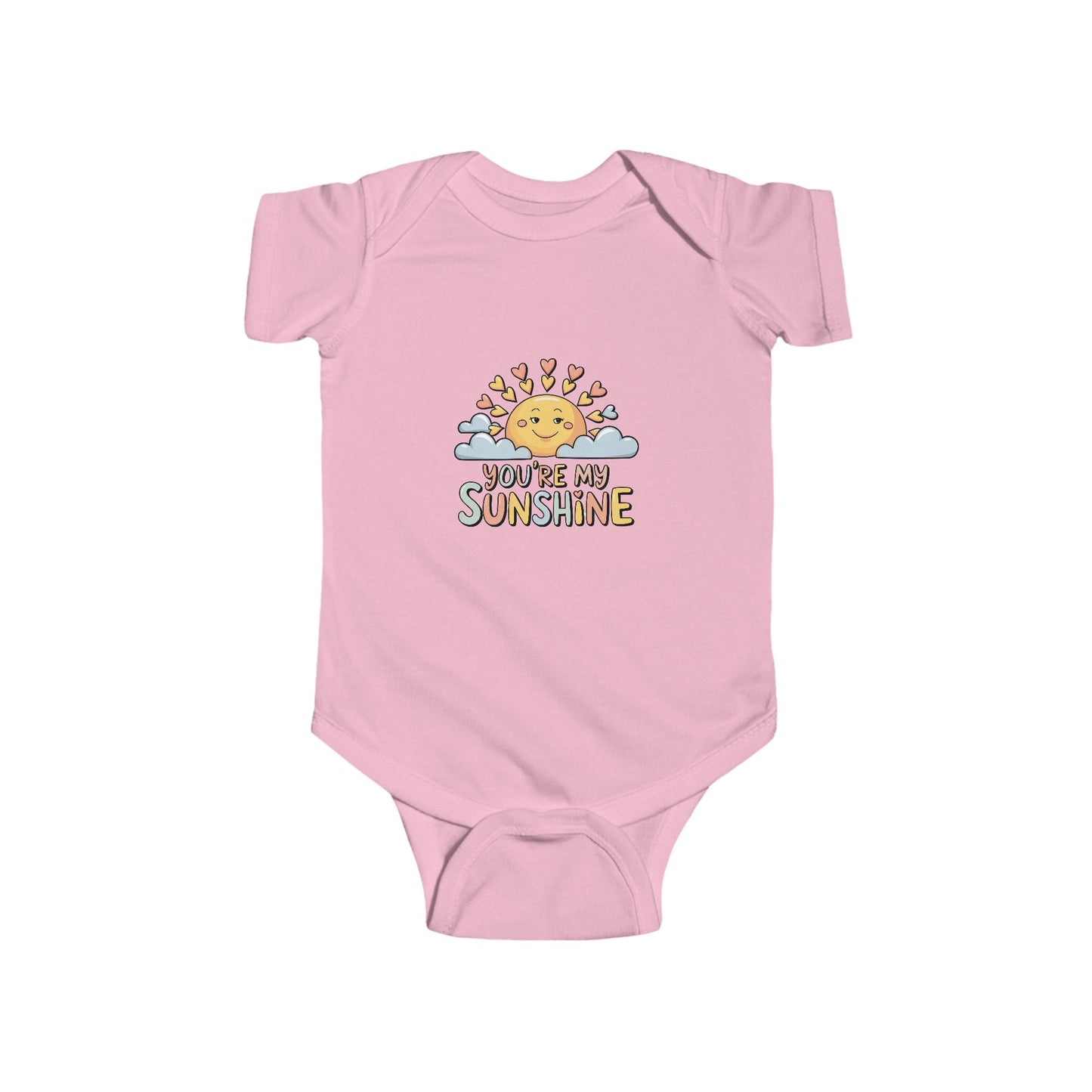 You're My Sunshine Baby Bodysuit - Rainbow Design