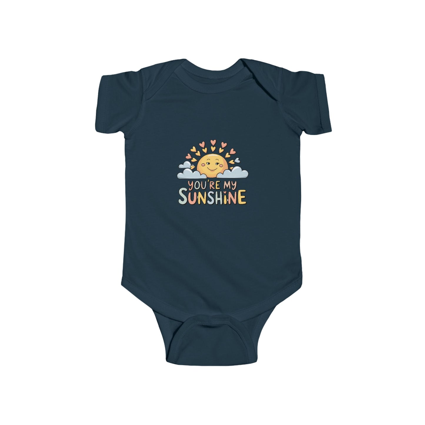 You're My Sunshine Baby Bodysuit - Rainbow Design