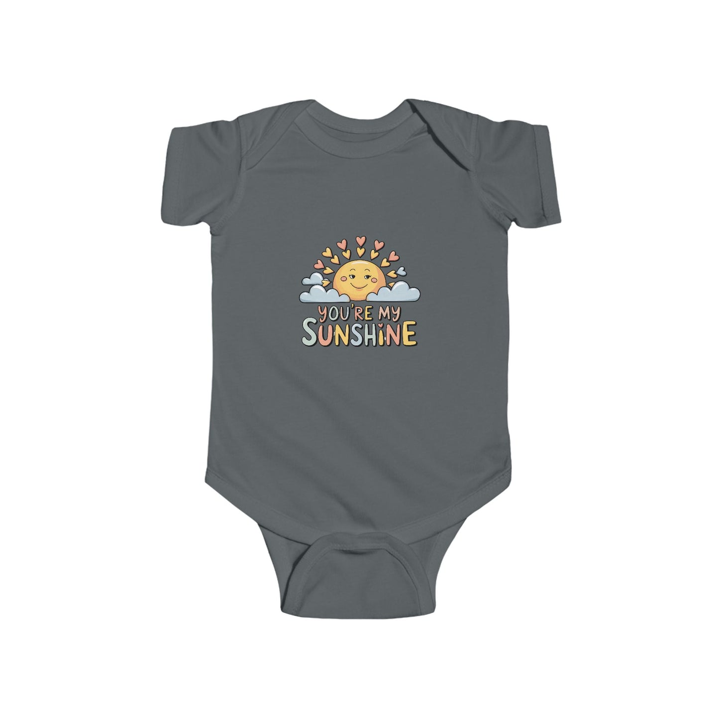 You're My Sunshine Baby Bodysuit - Rainbow Design