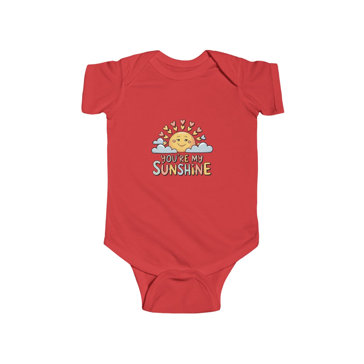 You're My Sunshine Baby Bodysuit - Rainbow Design