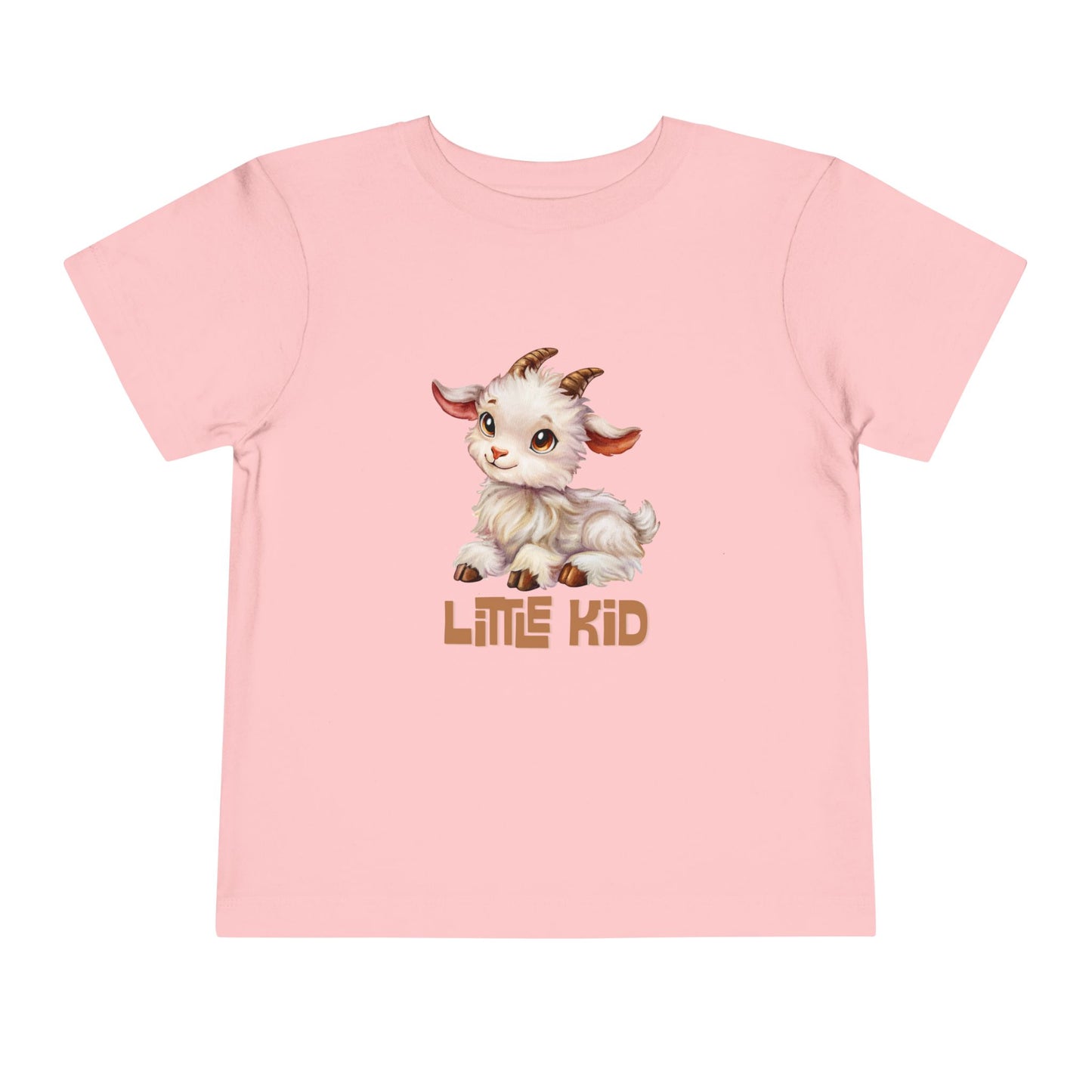 Little Kid Toddler Tee - Baby Goat Pun Shirt - Bella+Canvas - Goat Lover Gift