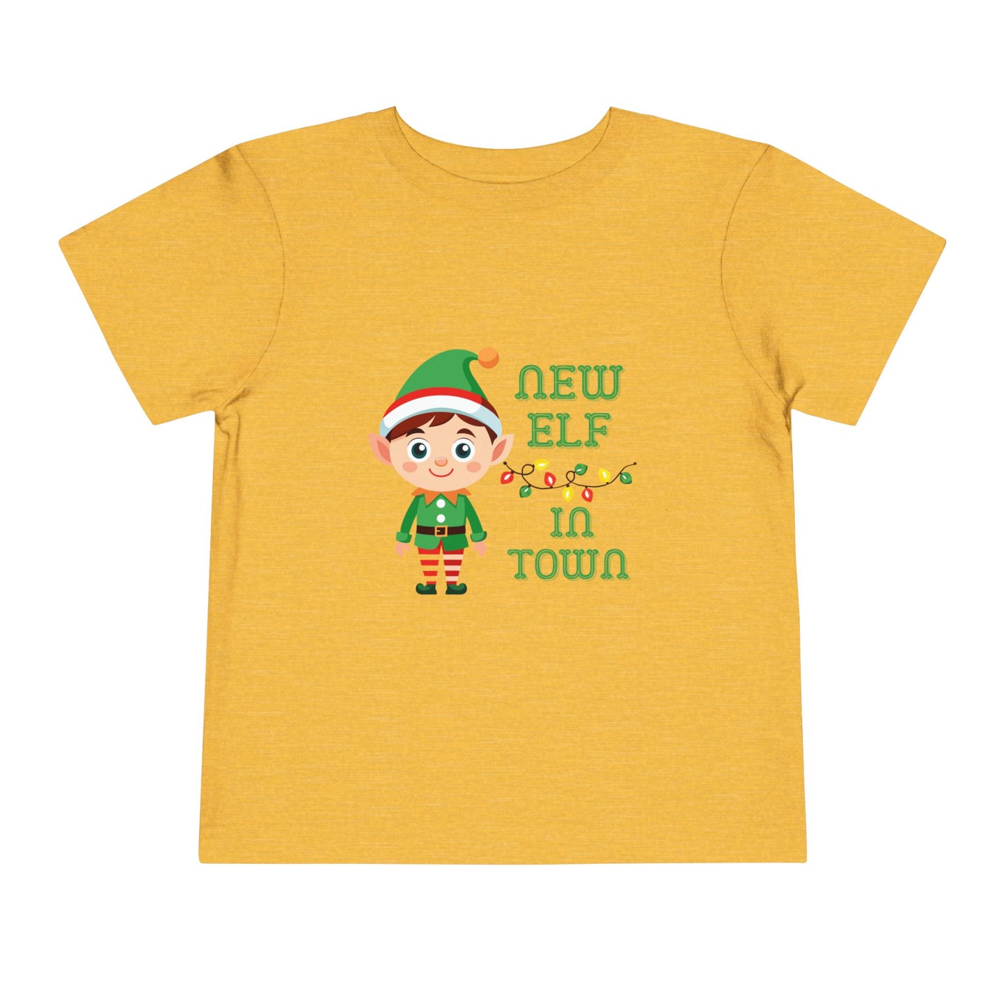 New Elf in Town Toddler T-shirt, Holiday Gift, Christmas Gift
