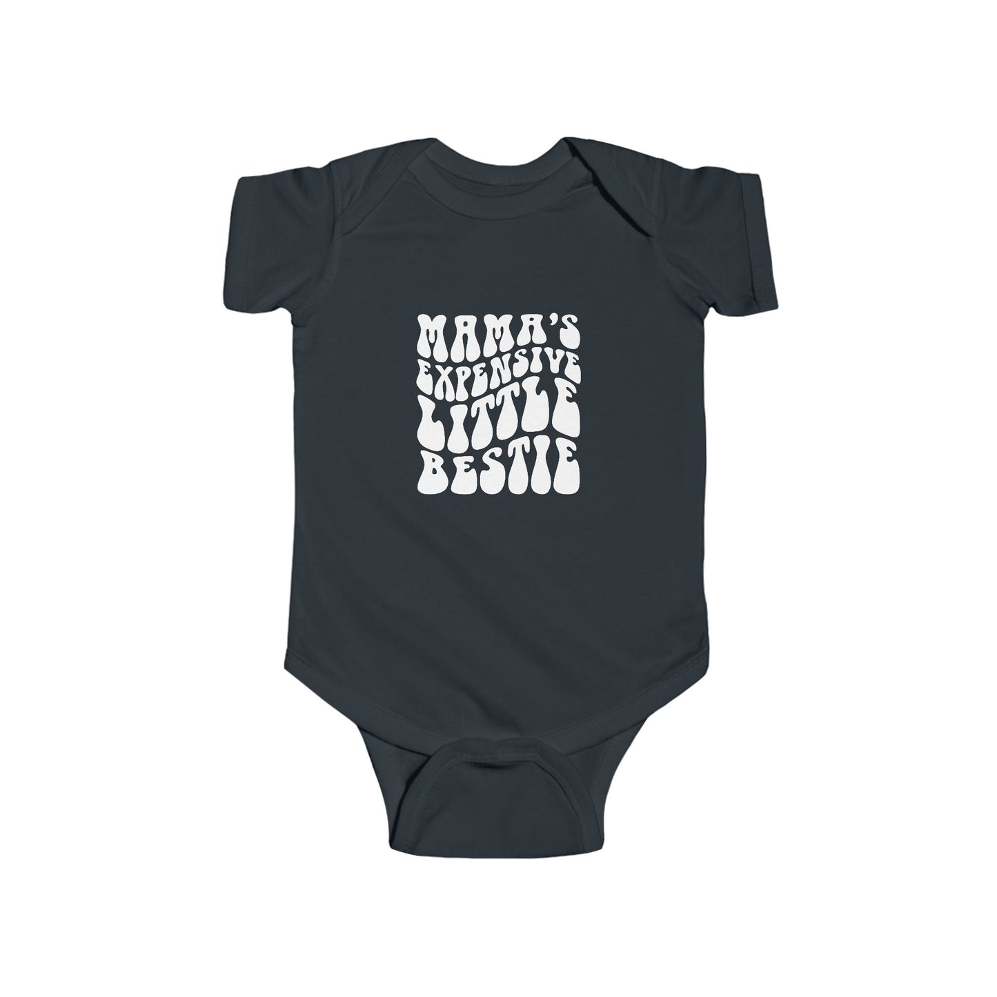 Mama's Expensive Little Bestie Baby Onesie, Funny Baby Shower Gift