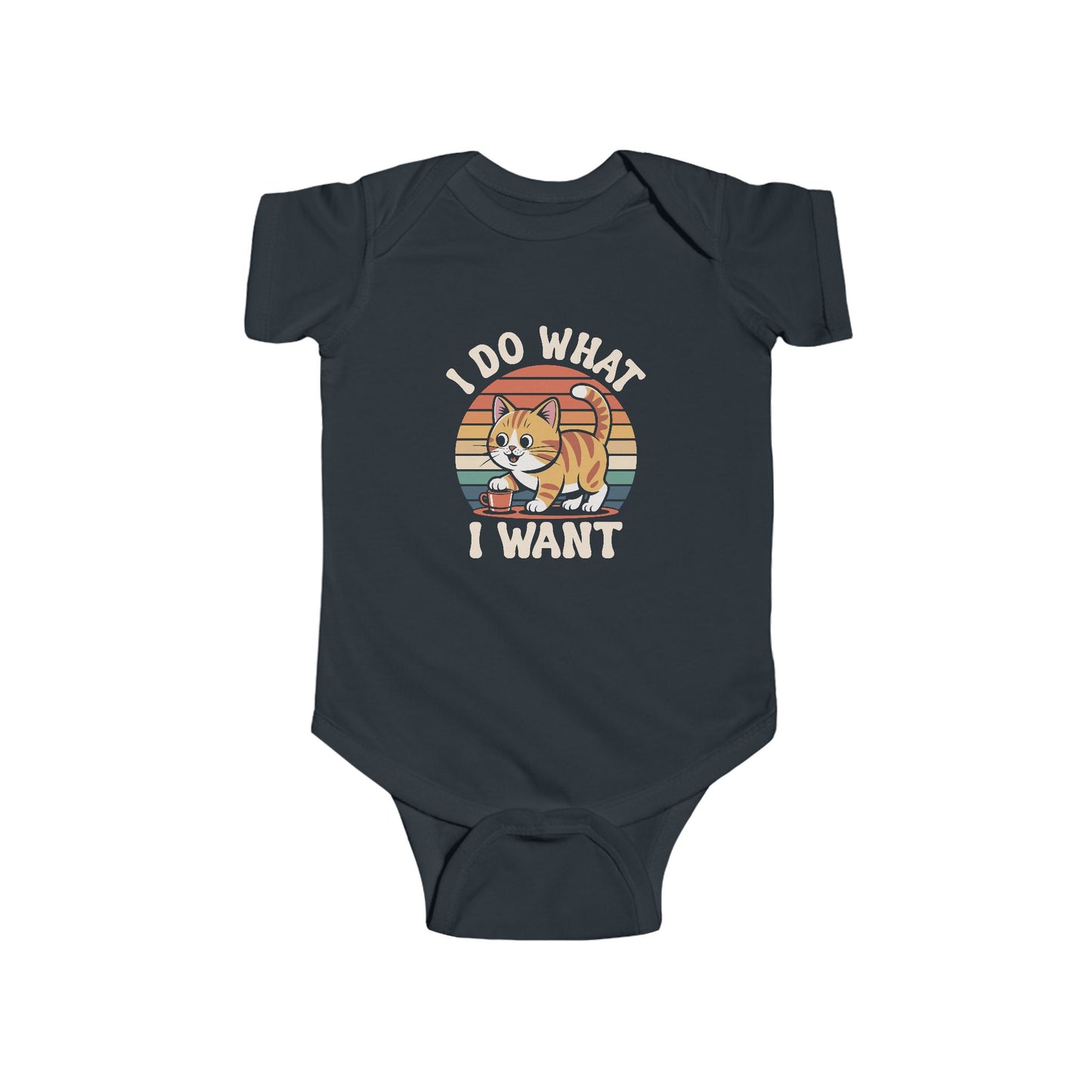 Cool Cat Baby Bodysuit, Funky Infant Onesie, Hipster Baby Outfit, Funny Baby Clothes, Gift for New Parents, Baby Shower Gift