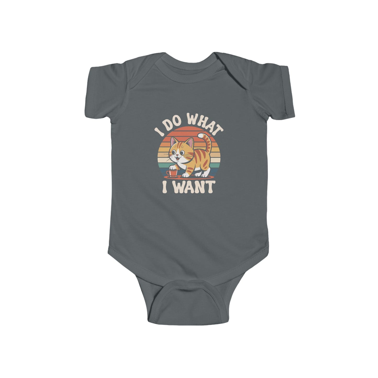 Cool Cat Baby Bodysuit, Funky Infant Onesie, Hipster Baby Outfit, Funny Baby Clothes, Gift for New Parents, Baby Shower Gift