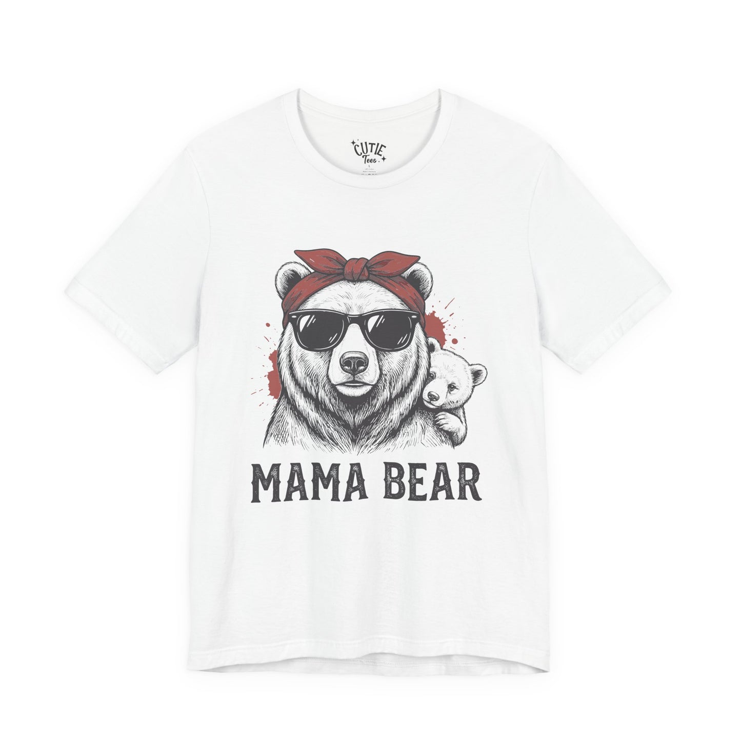 Mama Bear Graphic Tee — Vintage Cool Mom T-Shirt