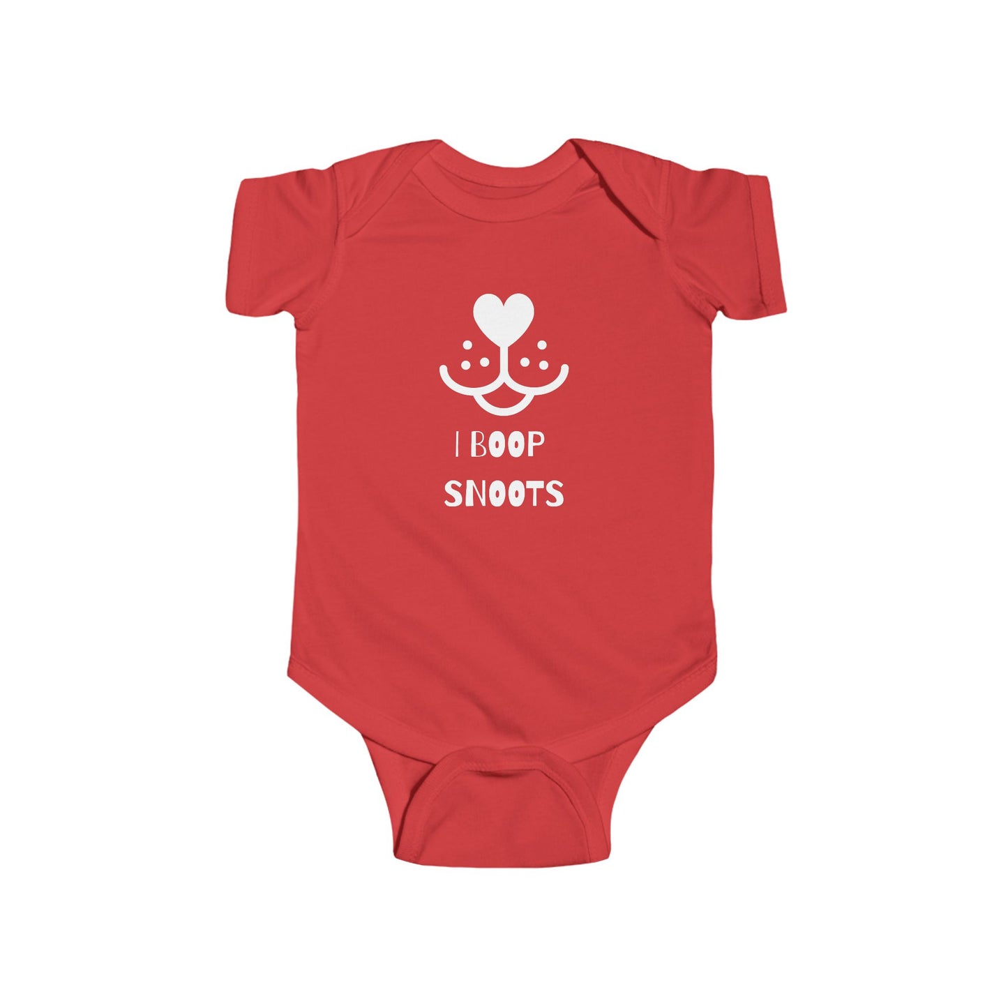 "I Boop Snoots" Cute Baby Bodysuit Design, Infant Clothing, Baby Shower Gift, Funny Baby Outfit, Newborn Gift, Animal Lover Apparel
