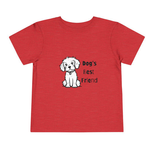 Dog's Best Friend Puppy Design Toddler T-Shirt
