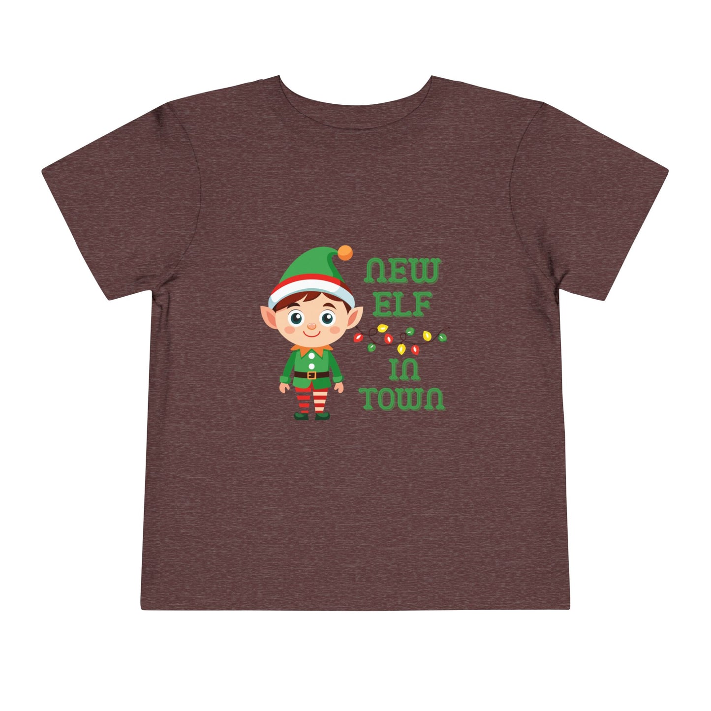 New Elf in Town Toddler T-shirt, Holiday Gift, Christmas Gift