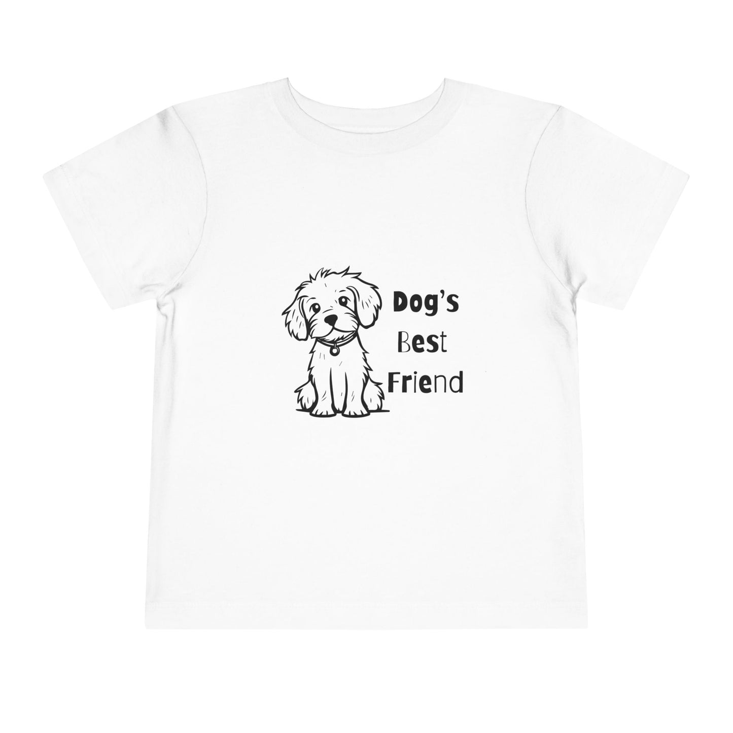 Dog's Best Friend Puppy Design Toddler T-Shirt