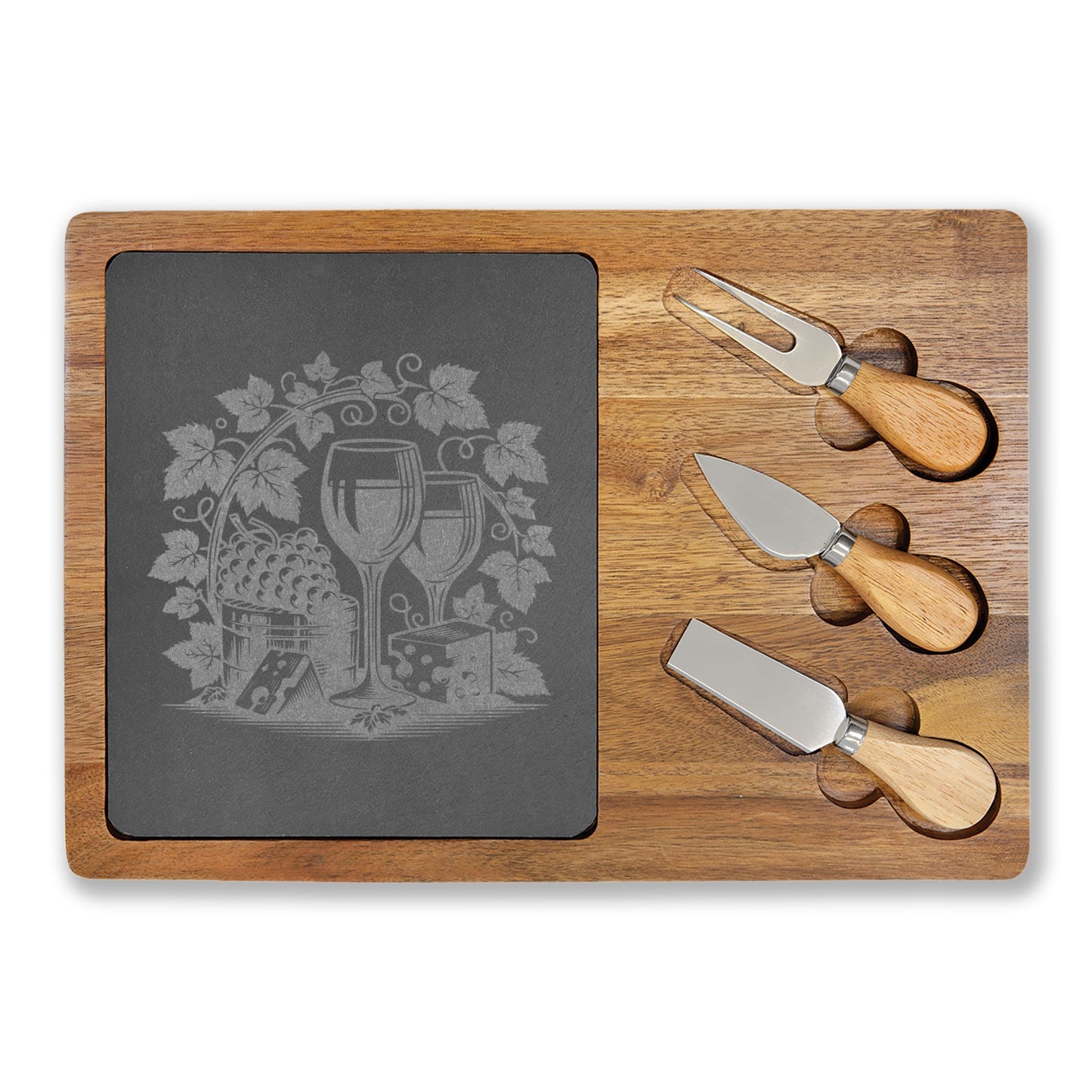 Engraved Charcuterie Board Set – Perfect for Entertaining & Gift Giving