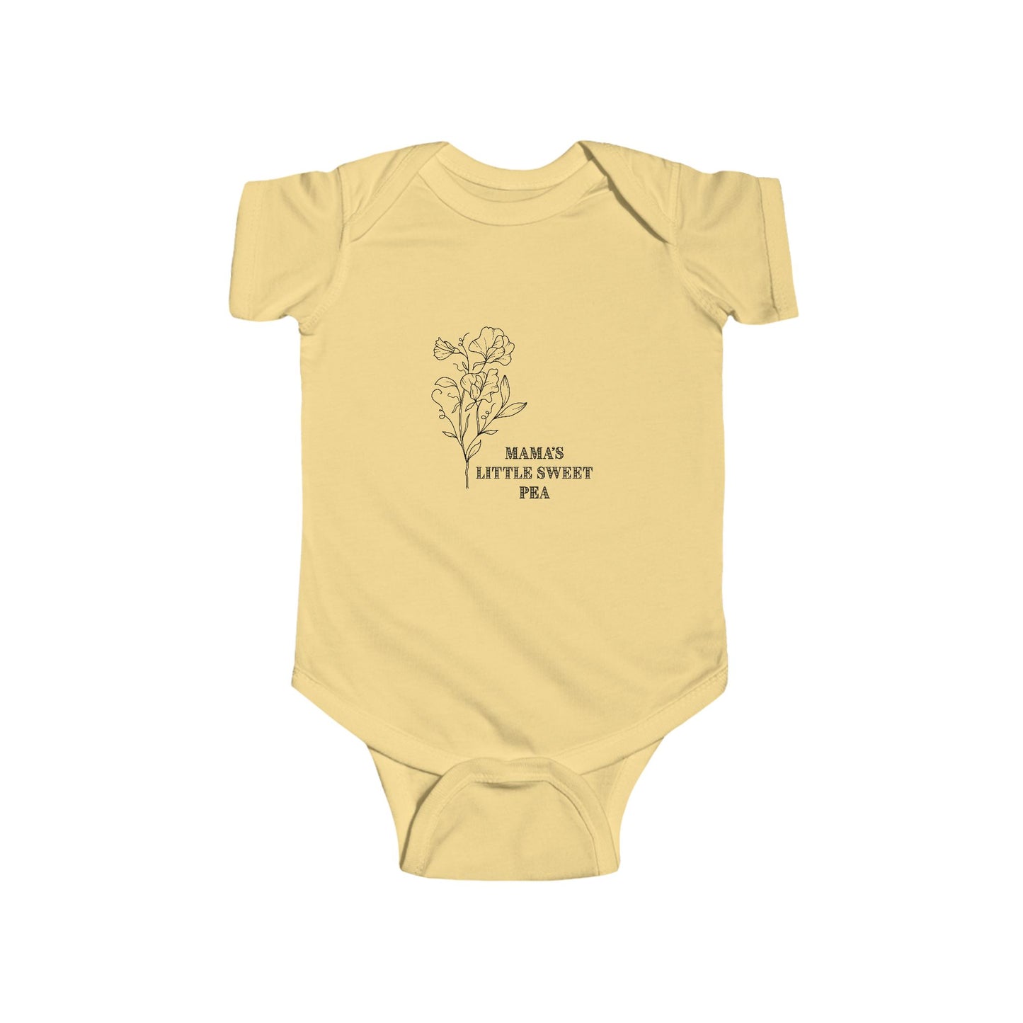 Mama's Little Sweet Pea Infant Bodysuit, Baby Shower Gift, Cute Baby Outfit, Newborn Clothing, Infant Apparel, Toddler Fashion