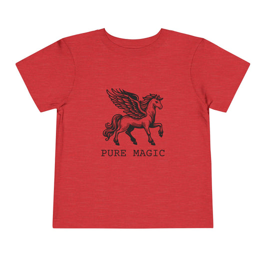 Pure Magic Pegasus Fantasy Toddler Short Sleeve Tee - Bella+Canvas Shirt
