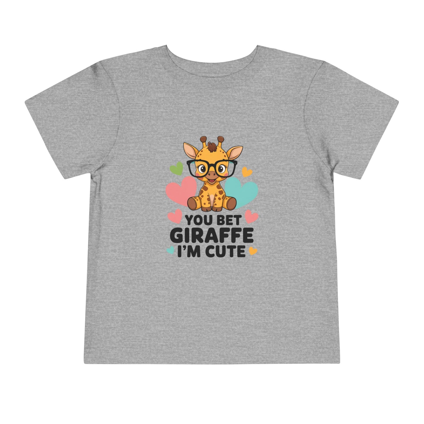 Cute Giraffe Toddler Tee, You Bet Giraffe I'm Cute, Kids Gift, Baby Shower Outfit, Playtime Shirt, Birthday Apparel, Animal Lover T-Shirt