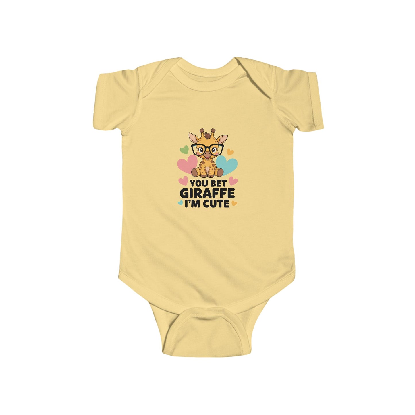 Giraffe Infant Bodysuit - You Bet Giraffe I'm Cute Onesie, Adorable Baby Outfit, Cute Baby Gift, Newborn Clothes, Toddler Apparel, Birthday Gift, Baby Shower Gift