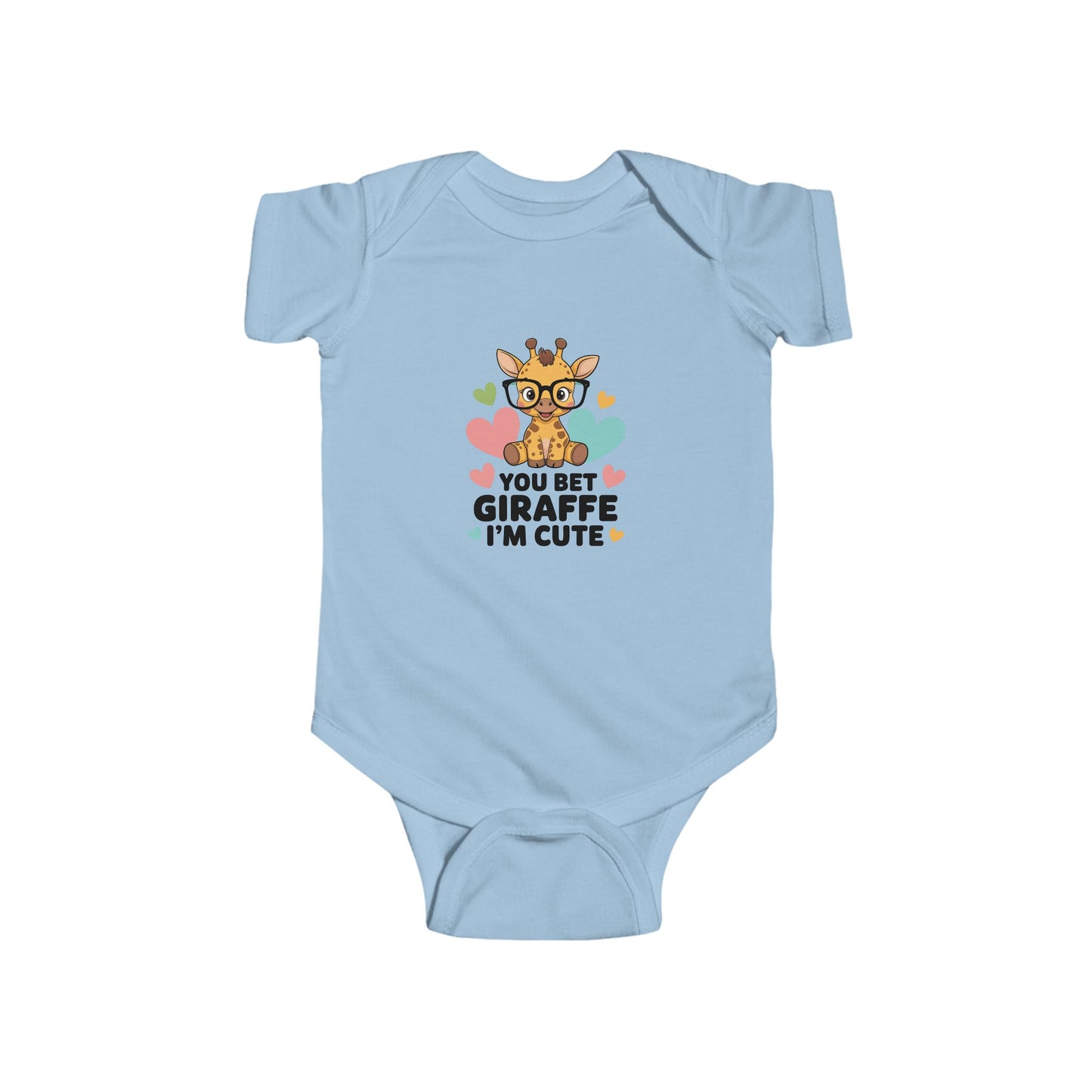 Giraffe Infant Bodysuit - You Bet Giraffe I'm Cute Onesie, Adorable Baby Outfit, Cute Baby Gift, Newborn Clothes, Toddler Apparel, Birthday Gift, Baby Shower Gift