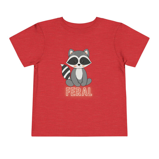 Feral Baby Raccoon Funny Toddler Tee