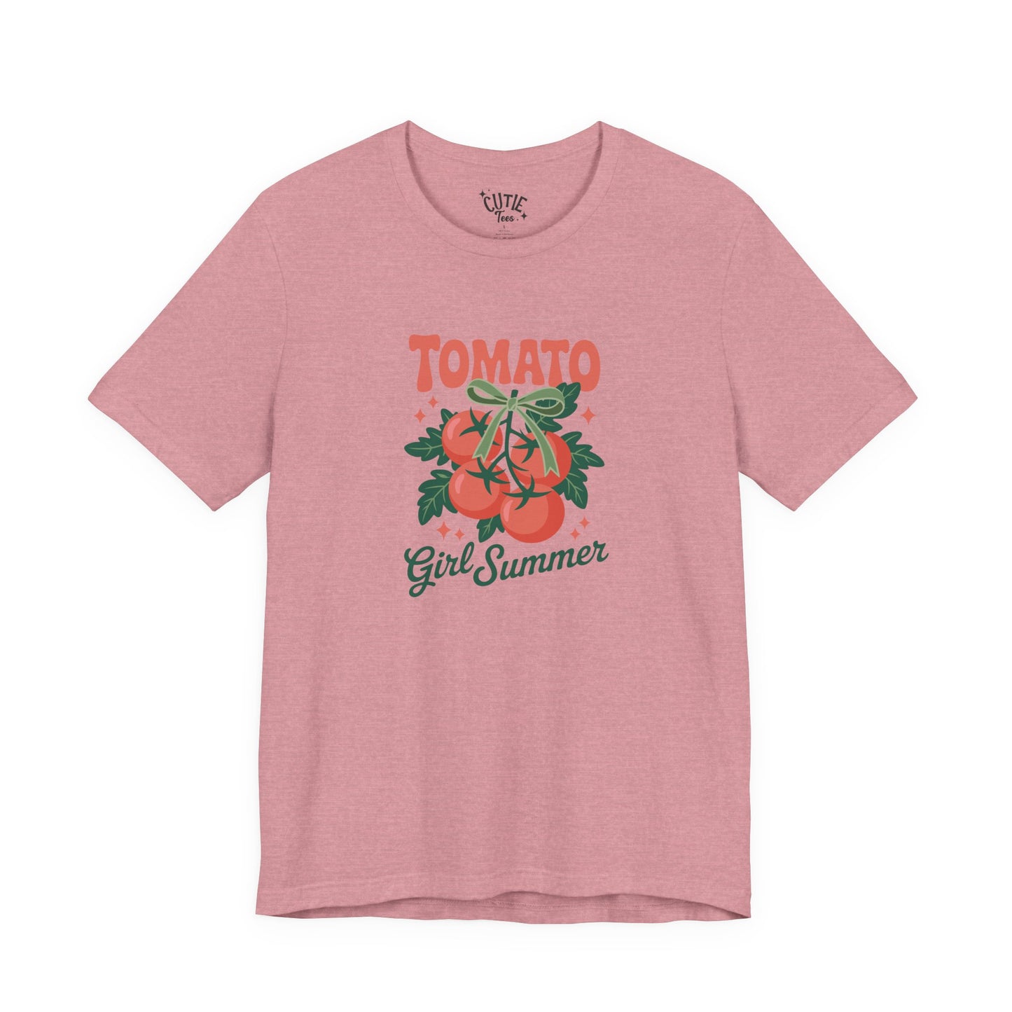 Tomato Girl Summer Tee, Unisex Casual T-Shirt, Summer Vibes Top, Gardening Gift, Trendy Apparel for Women