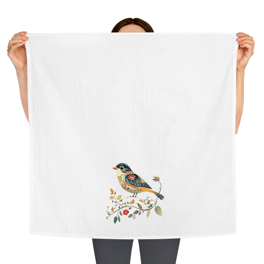 Bird Folk Art Design Tea Towel for Kitchen Decor, Rustic Home Gift, Eco-Friendly Kitchenware, Gift for Bird Lovers, Unique [...]