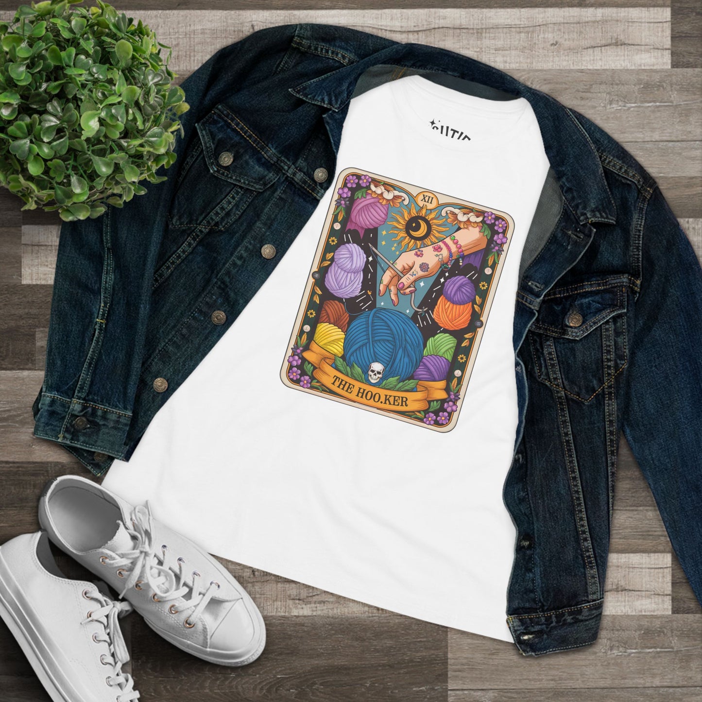 Crochet Tee - The Hooker Tarot Card Shirt