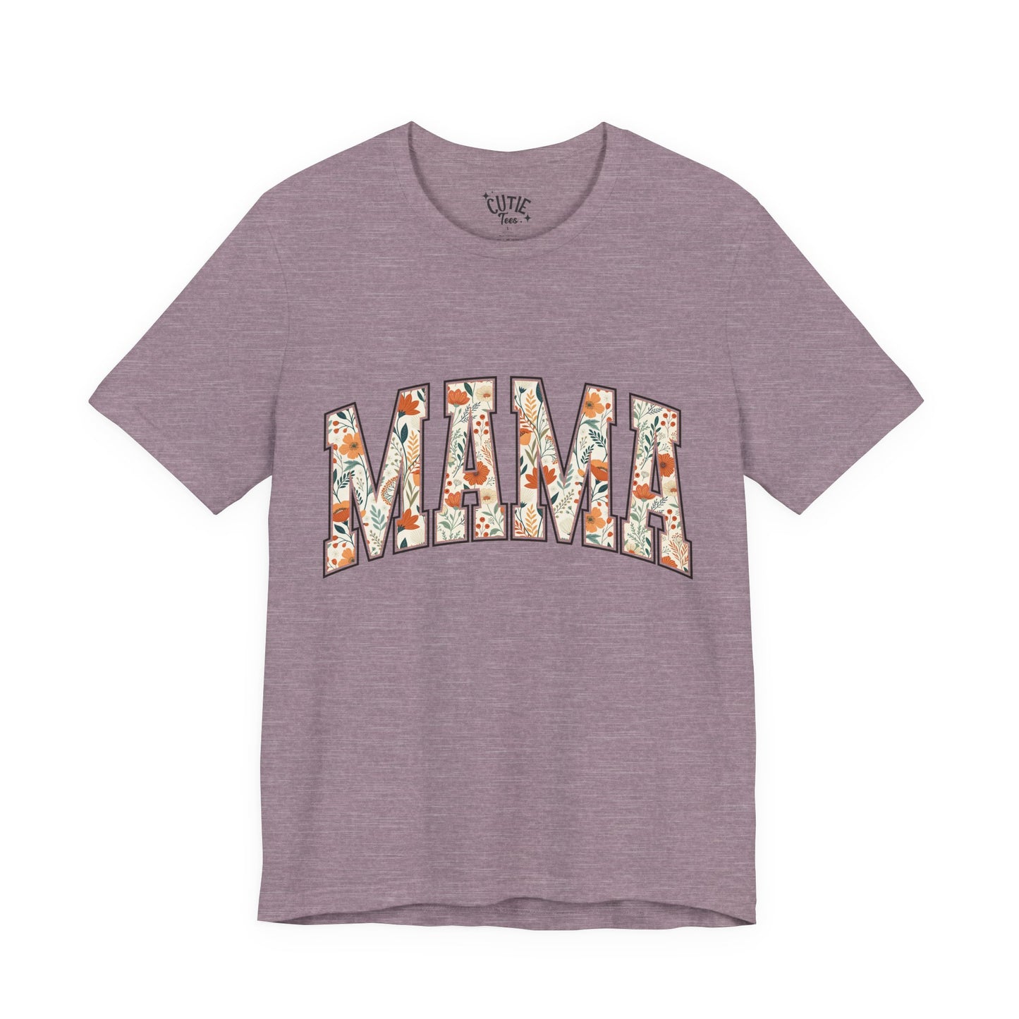 Mama Floral Arch T-Shirt — Floral 'MAMA' Graphic Tee for Moms